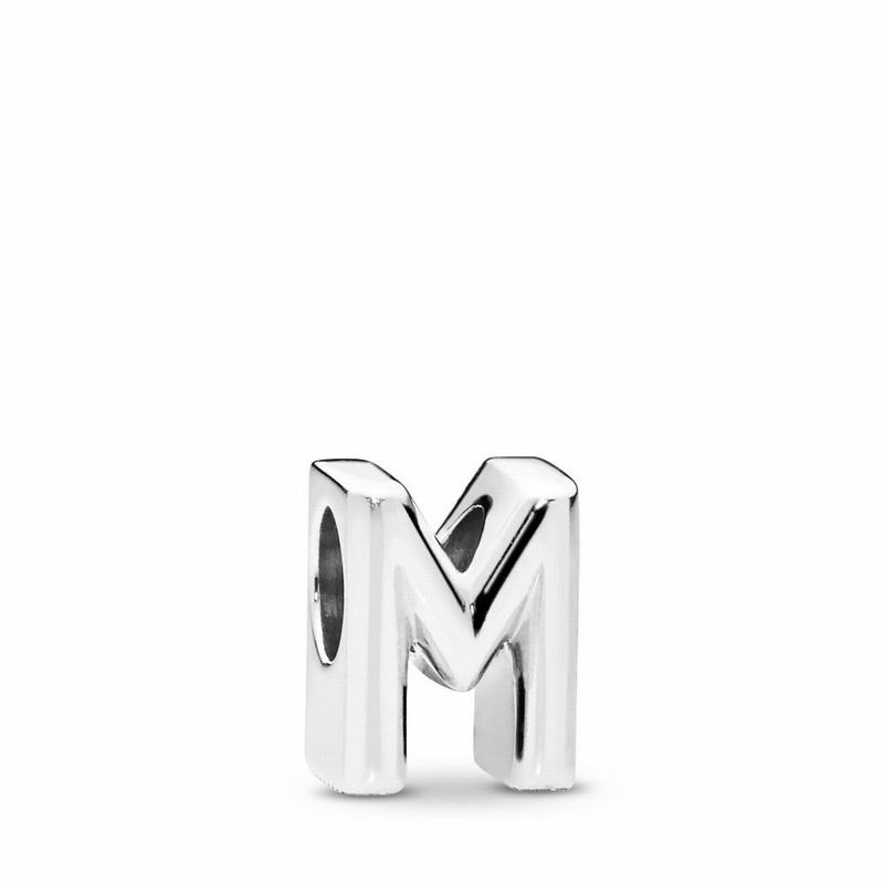 Pandora Letter M Charm Silver Egypt HQ0674528